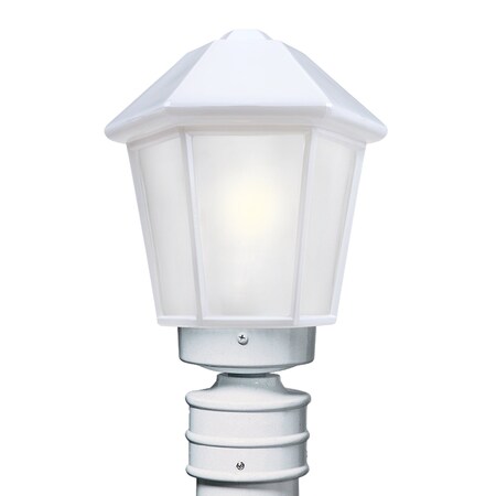 Besa Lighting Costaluz, 3272 Series Post, White 1x75W Incandescent 327253-POST-FR